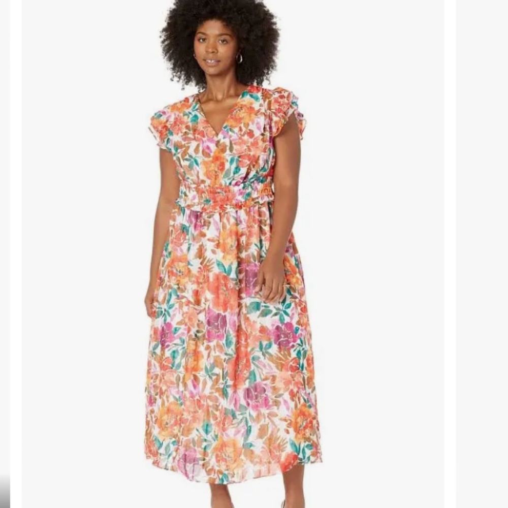 NWT Maggy London Floral Maxi Dress